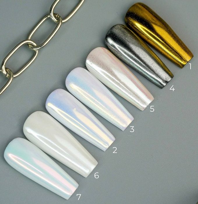 Втирка Ga&Ma 004 Silver metallic