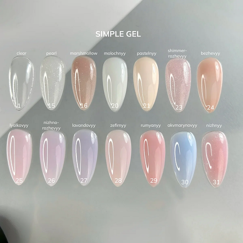 Гель GaMa Simple gel 028 Zefirnyy 15мл
