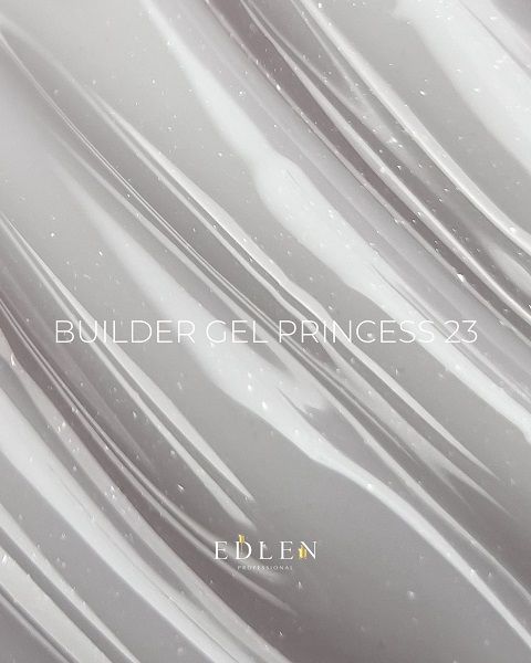 Гель Edlen Builder Gel Princess  023 білосніжний  з легким блиском