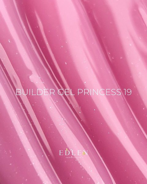 Гель Edlen Builder Gel Princess 15мл 019 яркий розовый