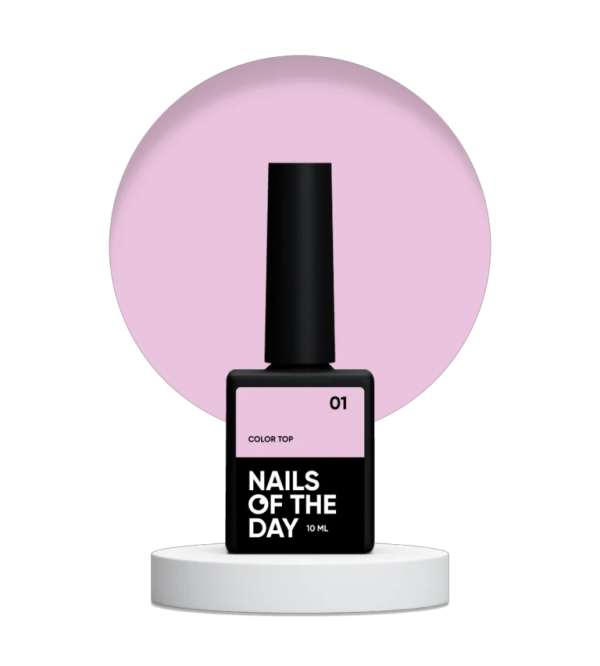 Топ NailsOfTheDay Color top 01  ніжно-рожевий 10 мл
