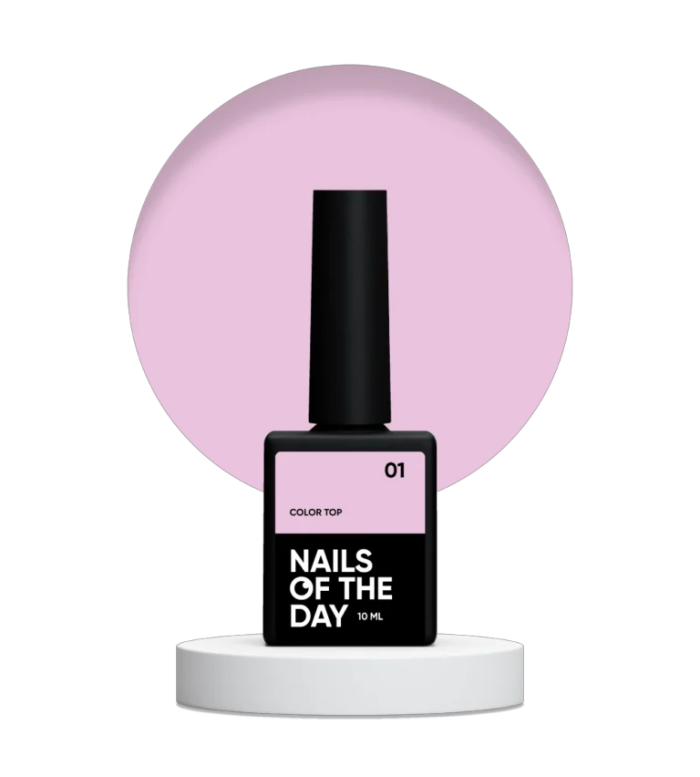 Топ NailsOfTheDay Color top 01  нежно-розовый 10 мл
