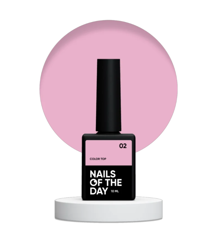 Топ NailsOfTheDay Color top 02  рожевий нюд  10 мл