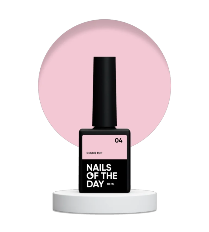 Топ NailsOfTheDay Color top 04 світло-бежевий  10 мл