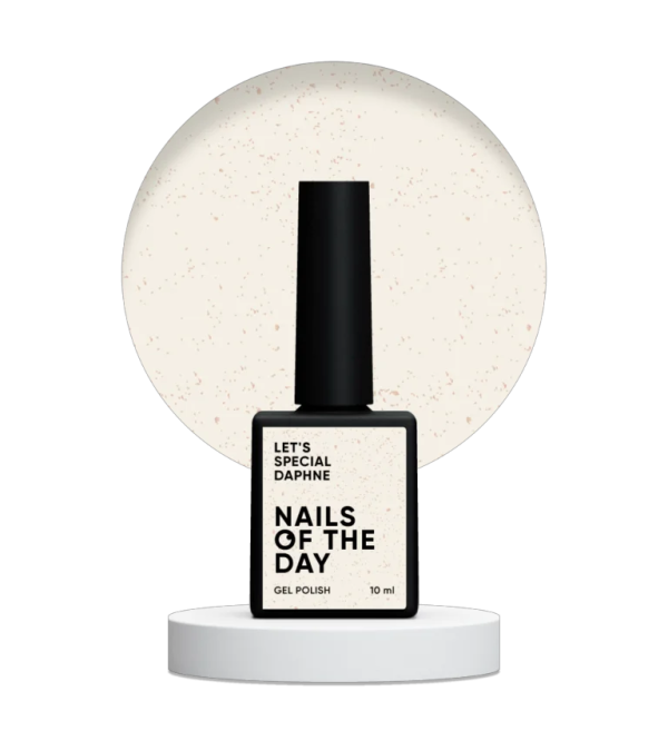 Гель-лак NailsOfTheDay Let’s special Daphne  молочный с золотой поталью 10мл