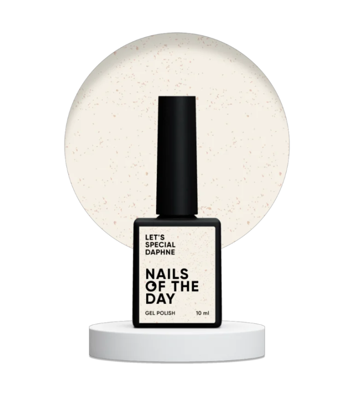 Гель-лак NailsOfTheDay Let’s special Daphne  молочний із золотою поталлю 10мл