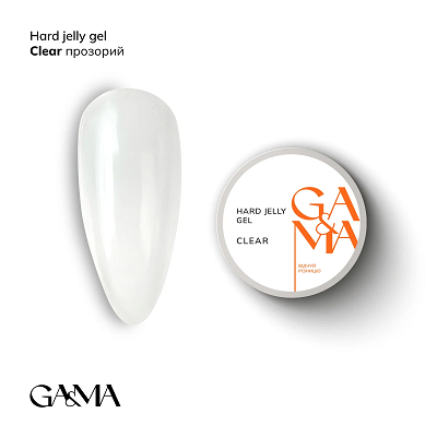 Гель-желе прозорий GaMa Hard Jelly gel clear 15г