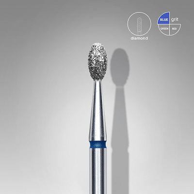 Фреза алмазна Staleks Expert FA130B025 олива синя  2,5 мм