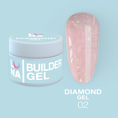 Гель для нарощування Luna Diamond Gel №2 15г