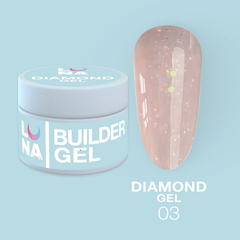 Гель для нарощування Luna Diamond Gel №3 15г