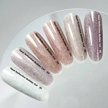 Гель светоотражающий NailsOfTheDay Opal Reflective builder gel 04 холодный нюдовый 15г