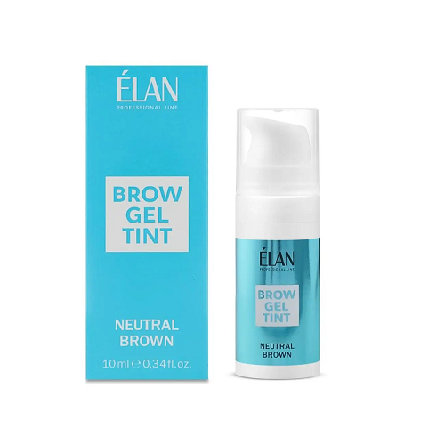 Гель фарба для брів ELAN Neutral Brown (нейтральний коричневий) 10мл