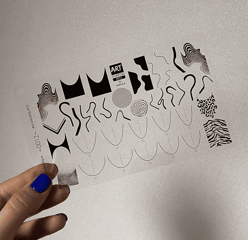 Пластина для стемпінгу Art Stamping Vakula 12 френч