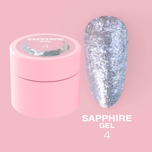 Блискітки для нігтів Luna Sapphire Gel 04 5мл