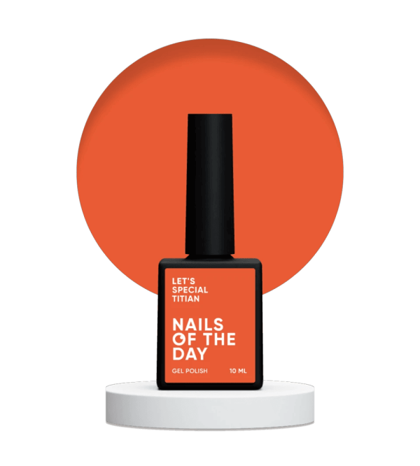 Гель-лак Nailsoftheday  Titian  ярко–морковный 10мл