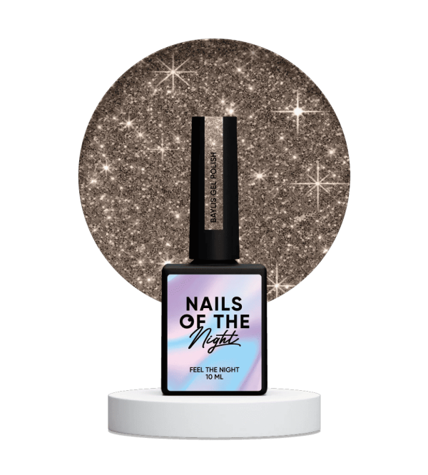 Гель-лак Nailsoftheday Baylis gel polish золотой светоотражающий 10мл