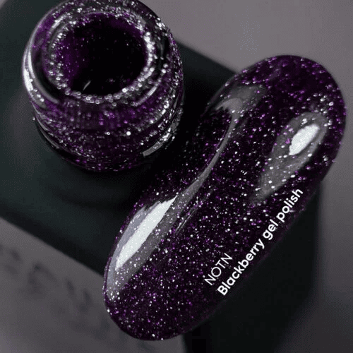 Гель-лак Nailsoftheday  Blackberry   фиолетовый светоотражающий  10мл