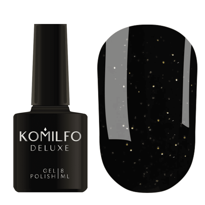 Гель-лак Komilfo  Black Gold, 8 мл