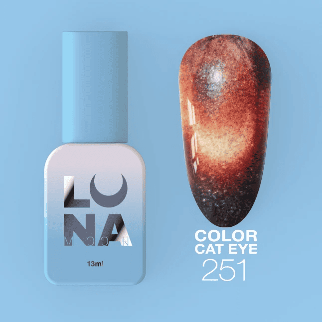 Гель-лак Luna Cat Eye кошачий глаз 251, 8мл