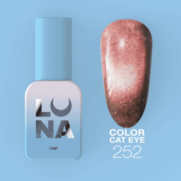 Гель-лак Luna Cat Eye котяче око 252 13мл