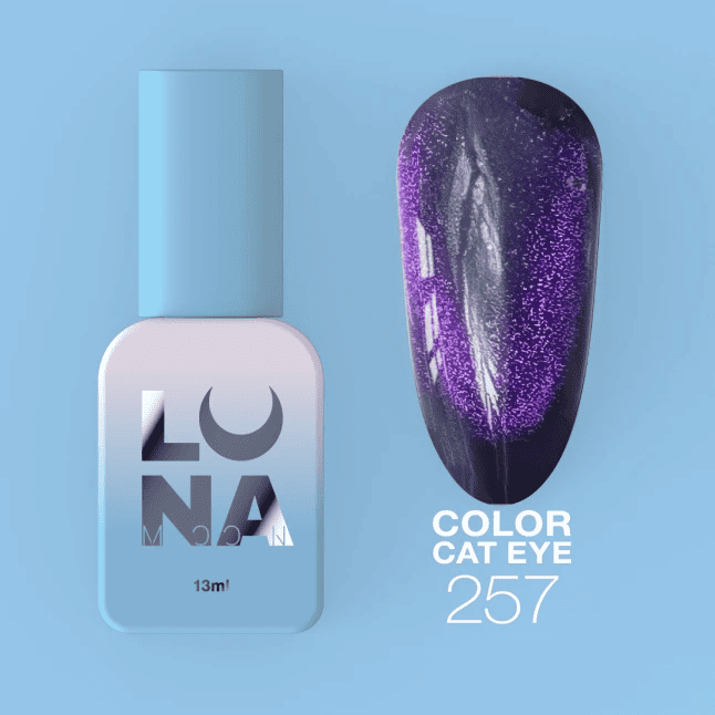 Гель-лак Luna Cat Eye котяче око 257 8мл