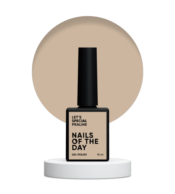 Гель-лак NailsOfTheDay Let’s special Praline  світло-бежевий, 10мл