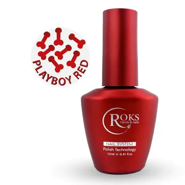 Фінішне покриття Roks Playboy Red, 8мл