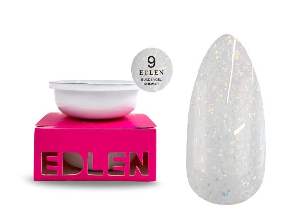 Запаска для геля Edlen Refill Shimmer gel  09
