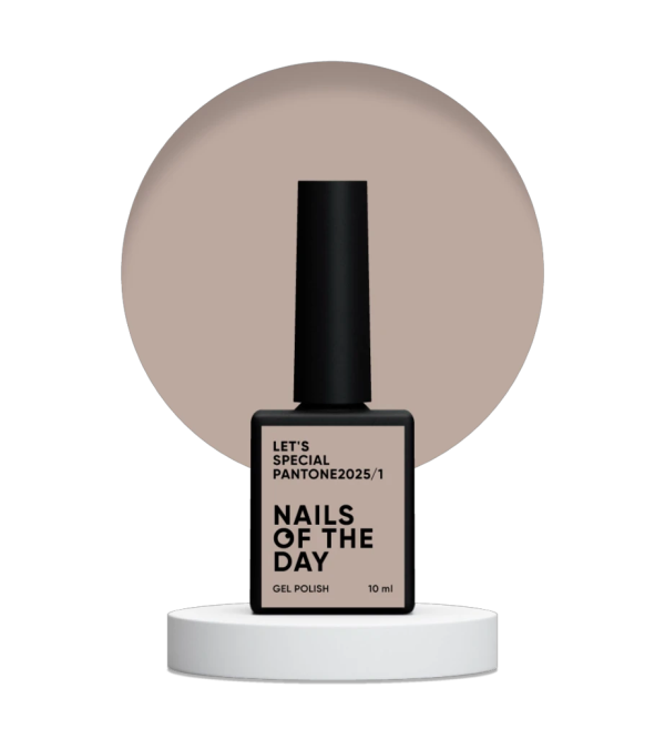 Гель-лак NailsOfTheDay Let’s special Pantone2025/1,  теплий бежево-коричневий 10мл
