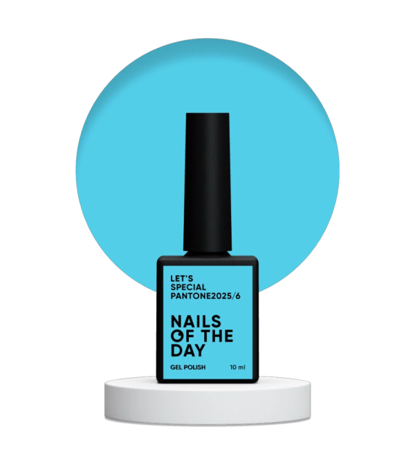 Гель-лак NailsOfTheDay Let’s special Pantone2025/6, яскравий блакитний  10мл