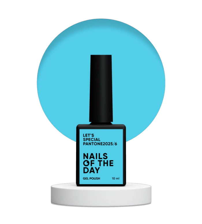 Гель-лак NailsOfTheDay Let’s special Pantone2025/6, яскравий блакитний  10мл