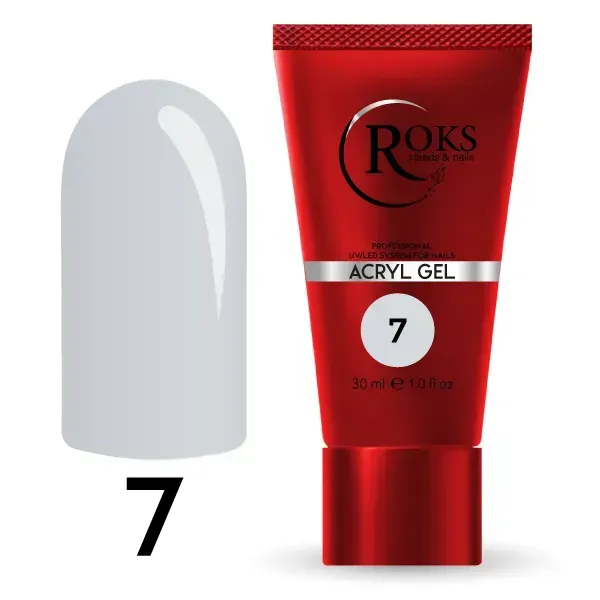 Акригель ROKS Acryl Gel 07 Milk 30мл