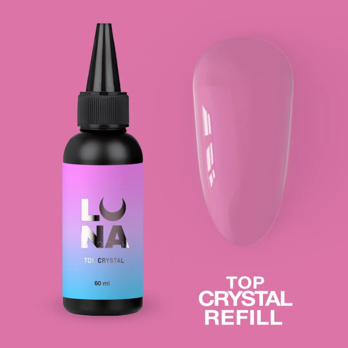 Топ для гель-лаку без липкого шару Luna Top Crystal Refill 60мл