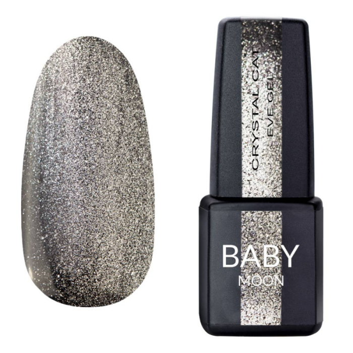 Гель-лак Baby Moon котяче око Crystal Cat Eye gel, 6мл
