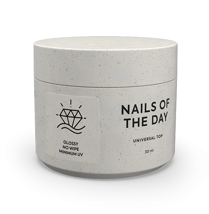 Глянцевий універсальний топ без липкого шару NAILSOFTHEDAY Universal top, 30мл