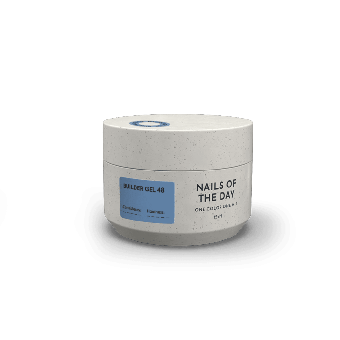 Гель для нарощування нігтів NailsOfTheday Builder 48  блакитний, 15мл