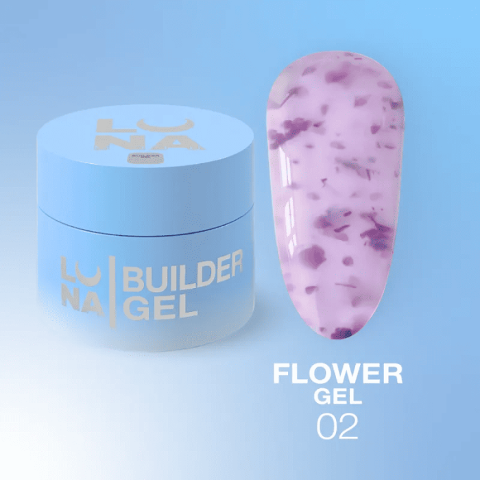 Гель для нарощування Luna Flower Gel 02, 15мл