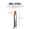 Змінна насадка до пензля Gel Oval Easy to be professional