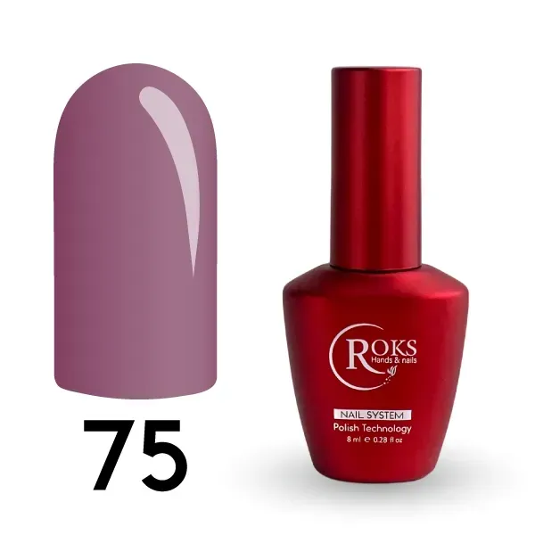 База камуфлююча Rubber base French Roks 75 Color Base (чайна троянда), 8мл