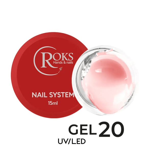 Гель для ногтей Roks Builder 20, 15мл