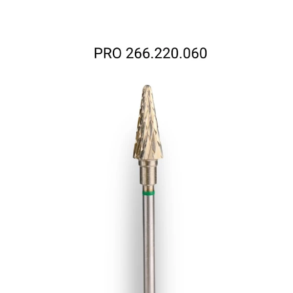  Фреза твердосплавна з nano-напиленням macrO PRO 266060G, зелена насічка 