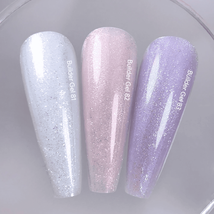 Гель для нарощування нігтів NailsOfTheday Builder 81 молочний з шиммером, 15мл