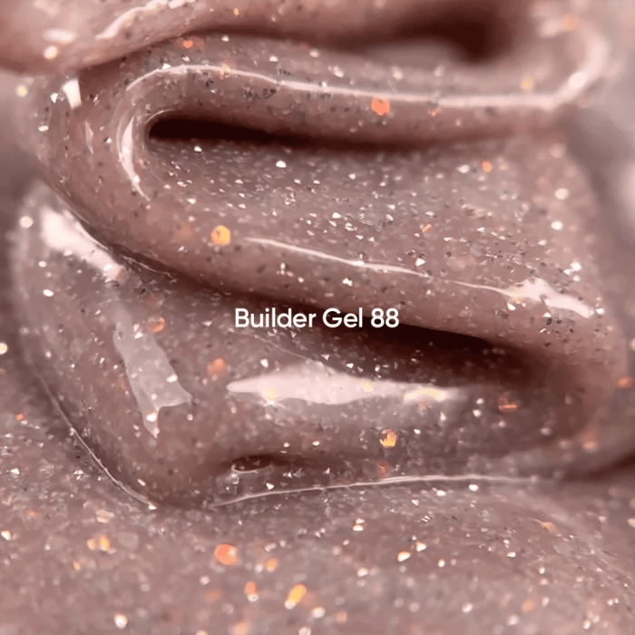 Гель для нарощування нігтів NailsOfTheday Builder 88  бежевий з опаловим блиском світловідбиваючий, 15мл