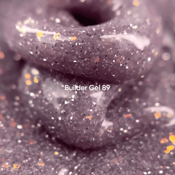 Гель для нарощування нігтів NailsOfTheday Builder 89  холодний лавандовий з опаловим блиском світловідбиваючий, 15мл