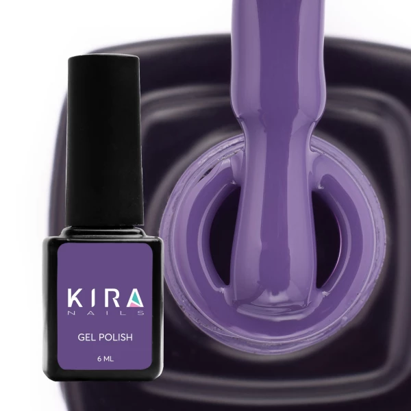 Гель-лак Kira Nails №158 (приглушенный синий, эмаль), 6 мл