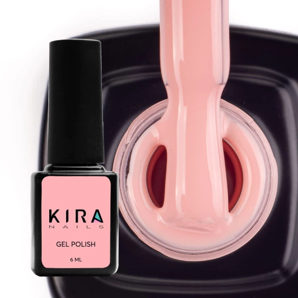 Гель-лак Kira Nails №013 (светлый персиково-розовый, эмаль), 6 мл 