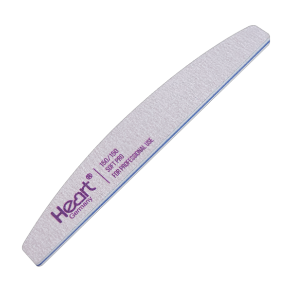 Пилочка для нігтів Heart Half SOFT PRO півмісяць 100/180 