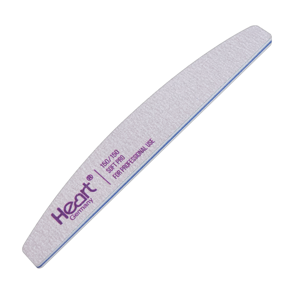 Пилочка для нігтів Heart Half SOFT PRO півмісяць 100/180 