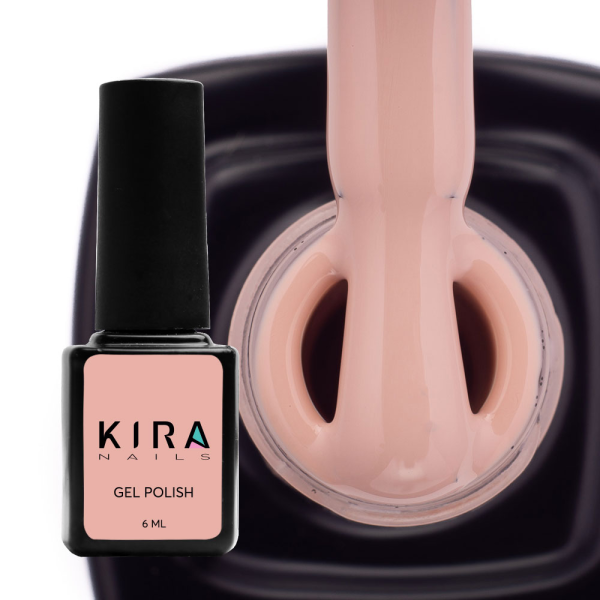 Гель-лак Kira Nails №109 (темно-бежевий, емаль), 6 мл