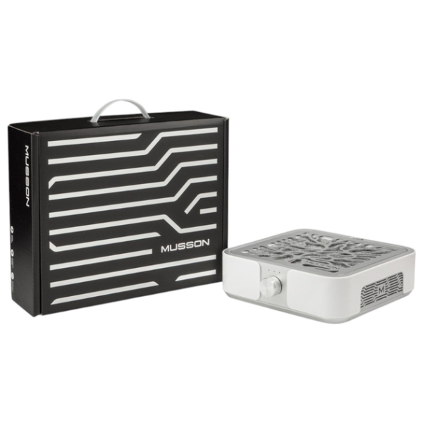 Витяжка MUSSON X3 SILVER на 72вт для манікюру та педикюру
